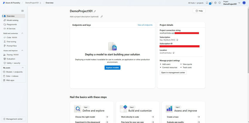 Azure AI Foundry Studio